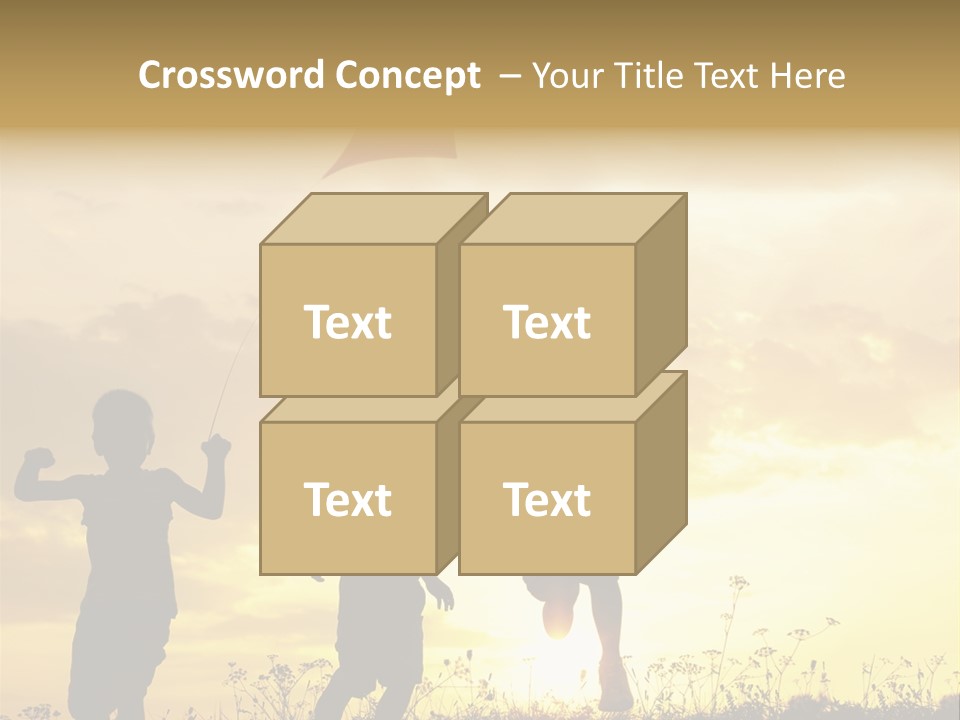 Glee Little Sky PowerPoint Template