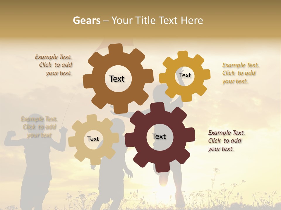 Glee Little Sky PowerPoint Template