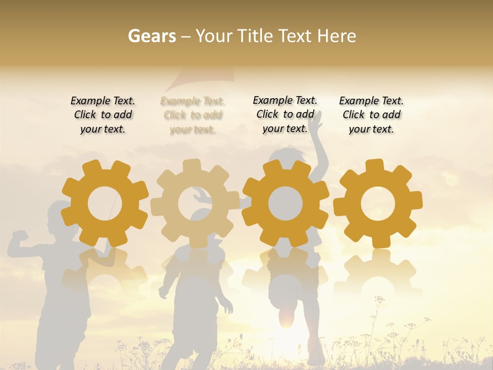 Glee Little Sky PowerPoint Template
