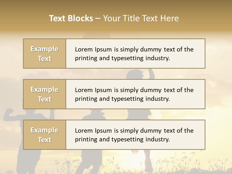 Glee Little Sky PowerPoint Template