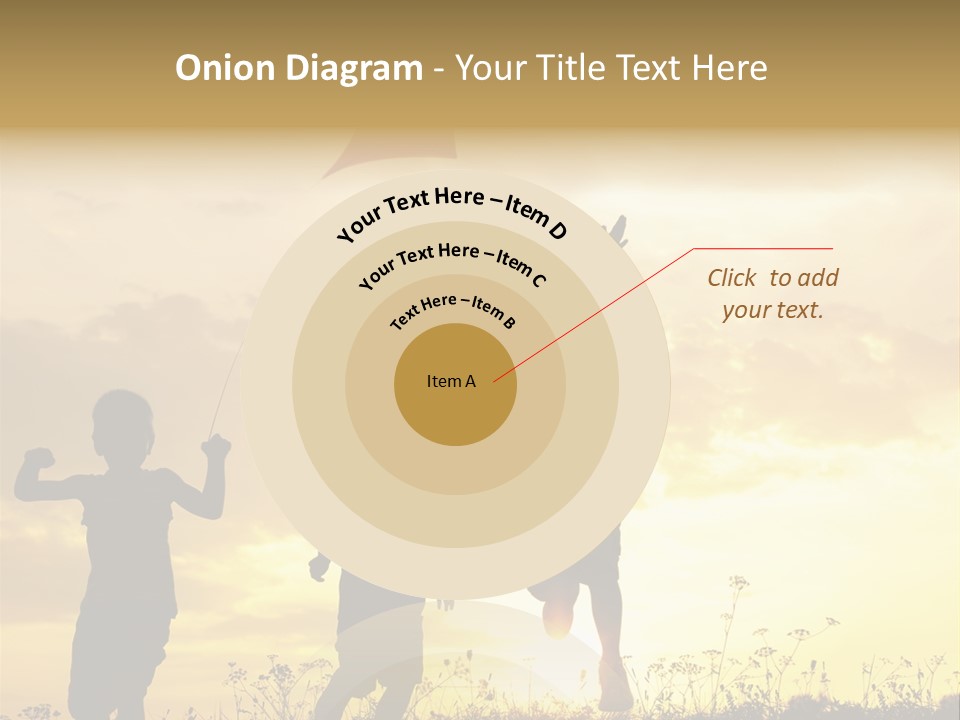 Glee Little Sky PowerPoint Template