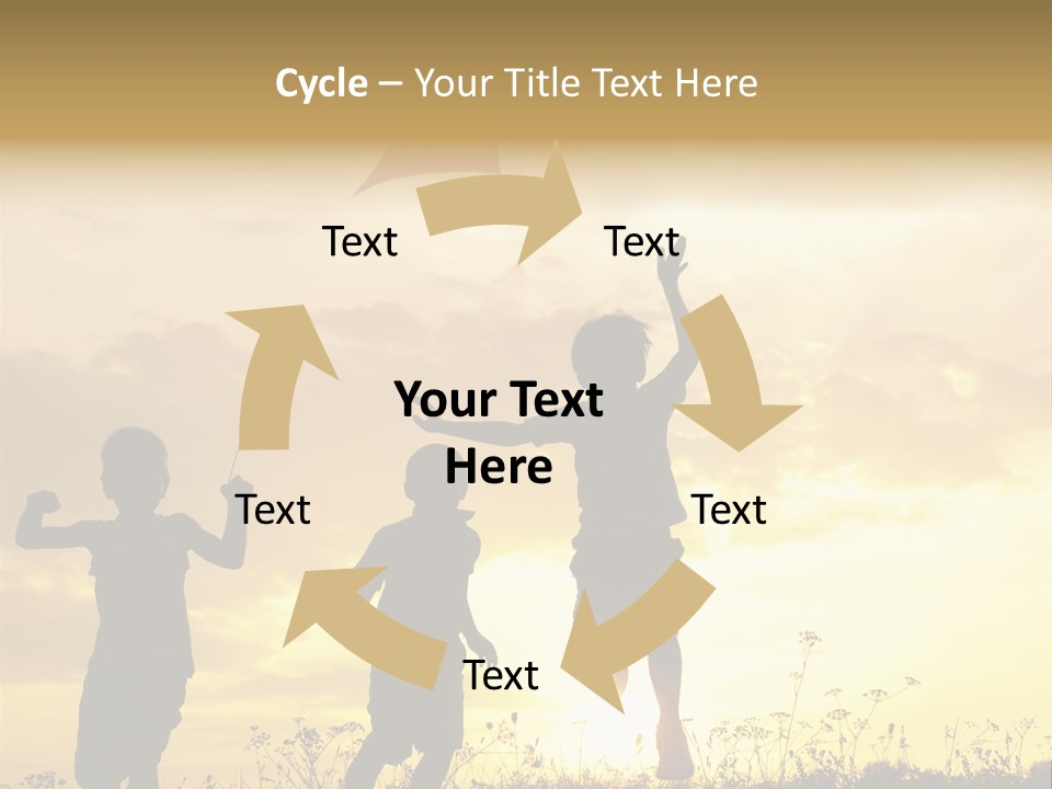 Glee Little Sky PowerPoint Template