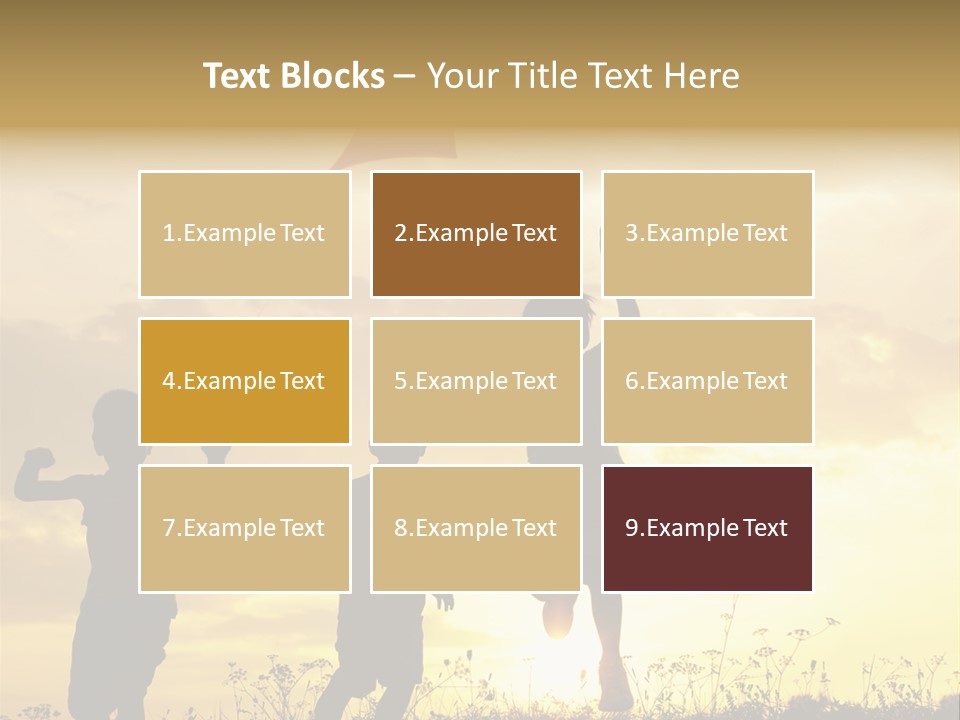 Glee Little Sky PowerPoint Template