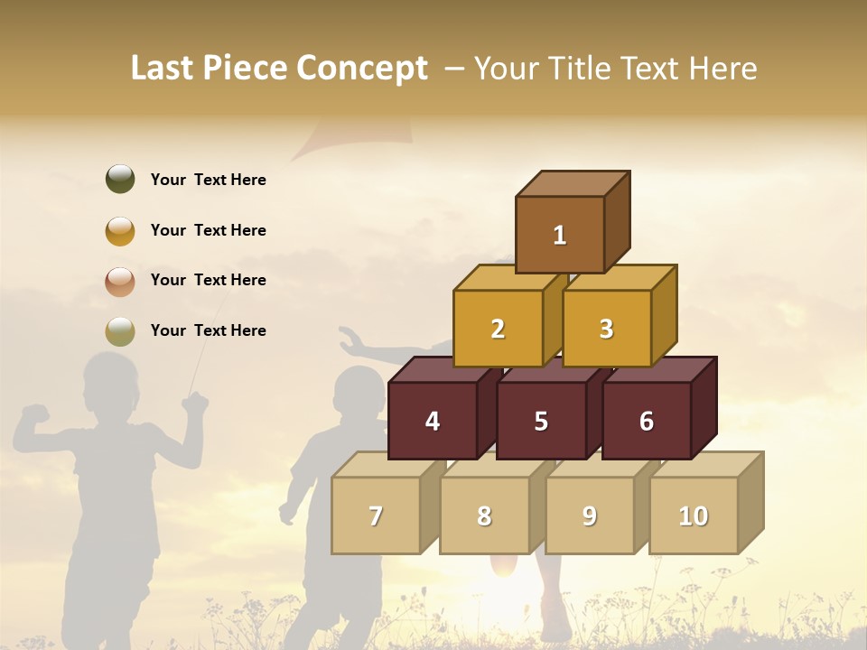 Glee Little Sky PowerPoint Template