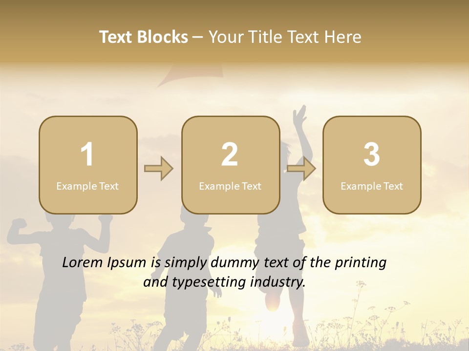 Glee Little Sky PowerPoint Template