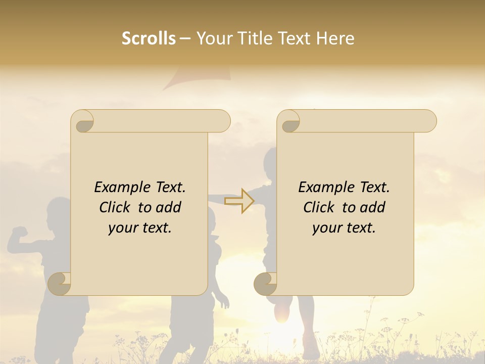 Glee Little Sky PowerPoint Template