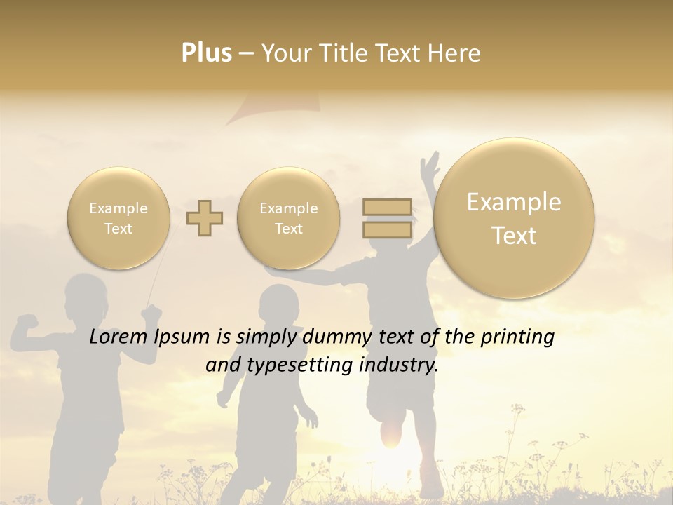 Glee Little Sky PowerPoint Template