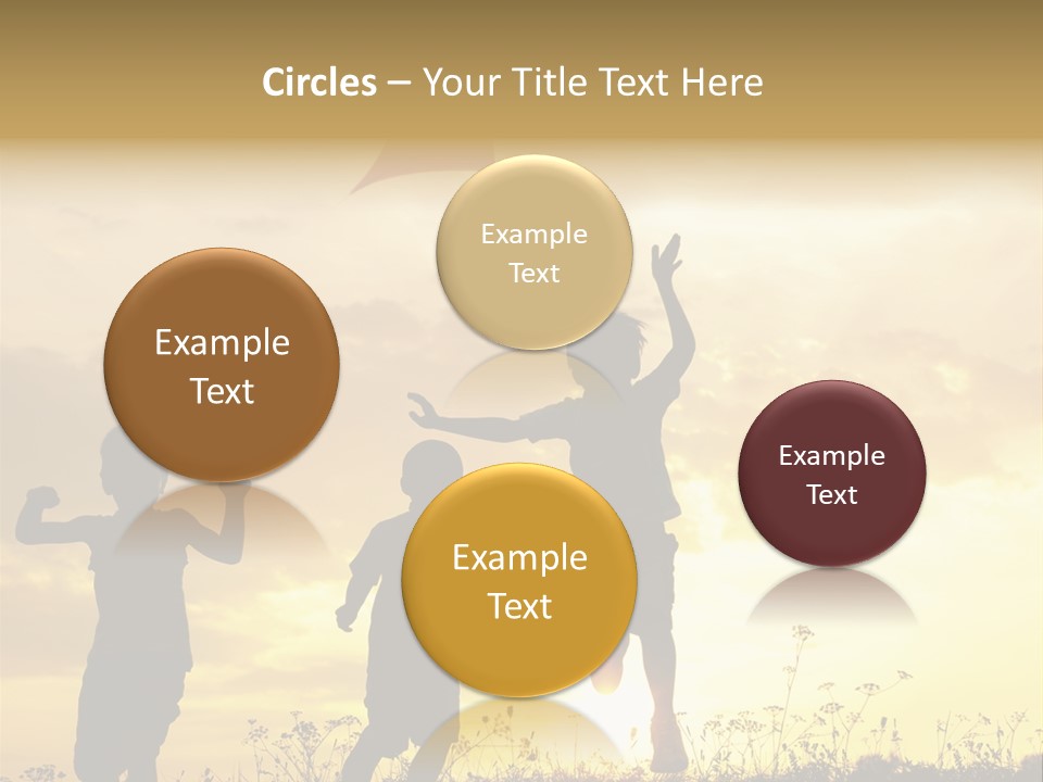 Glee Little Sky PowerPoint Template