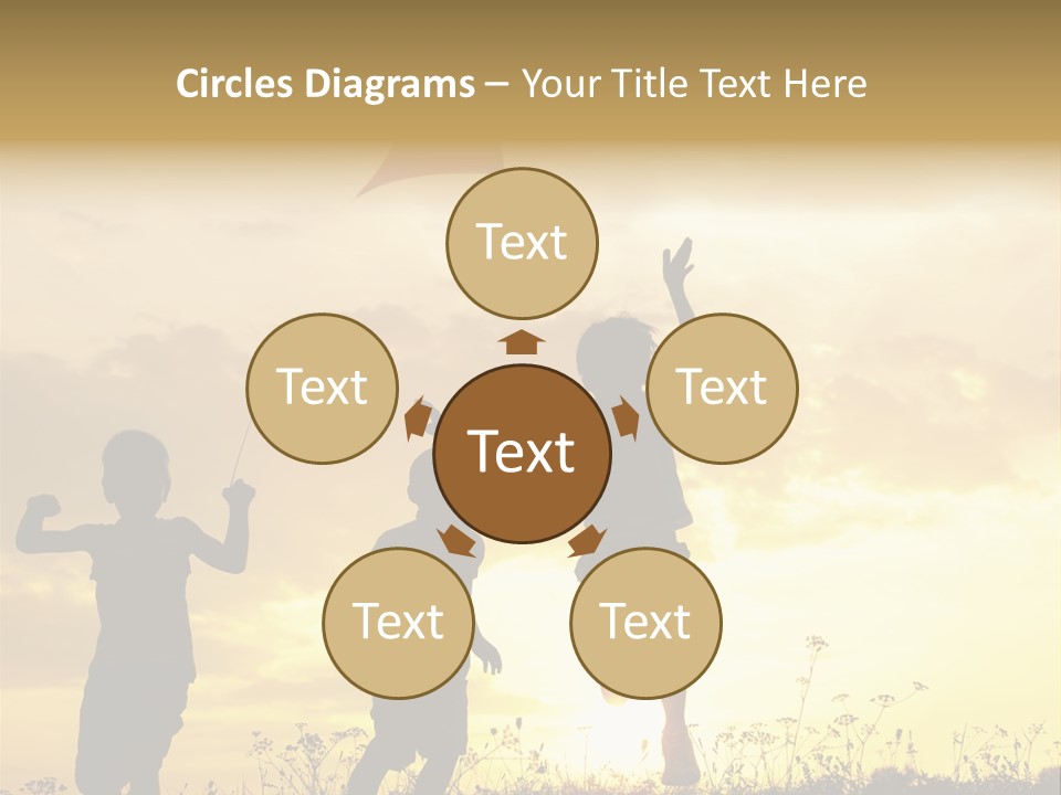 Glee Little Sky PowerPoint Template