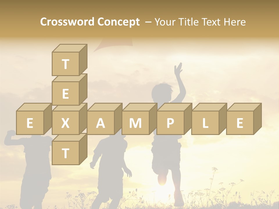 Glee Little Sky PowerPoint Template