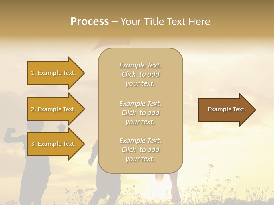 Glee Little Sky PowerPoint Template