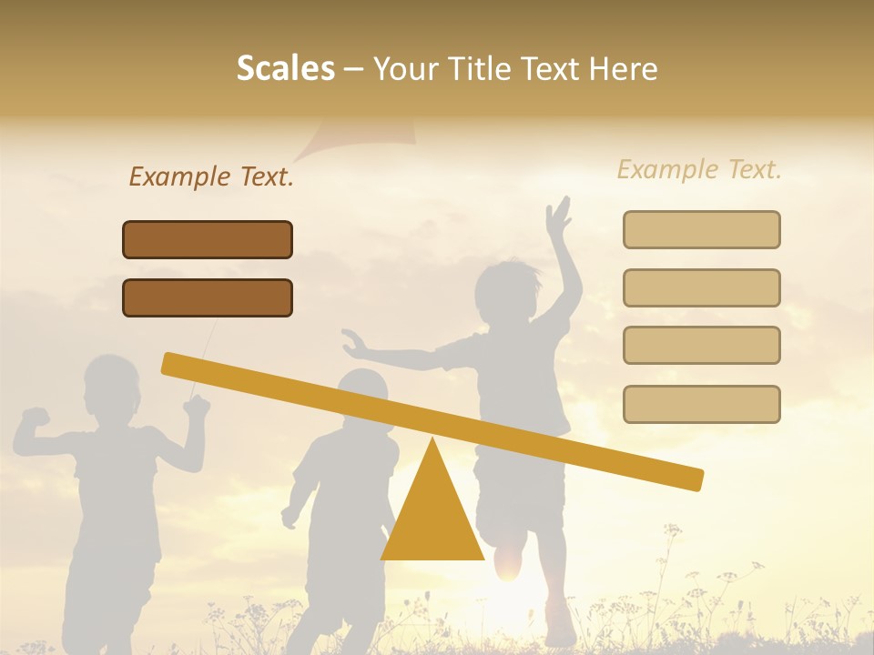 Glee Little Sky PowerPoint Template