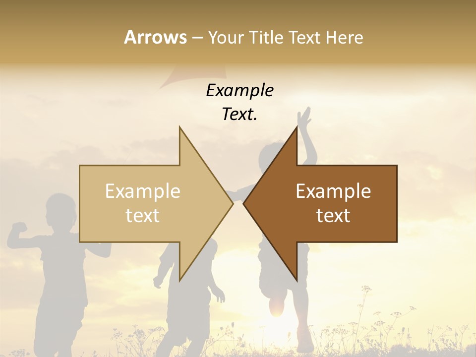 Glee Little Sky PowerPoint Template