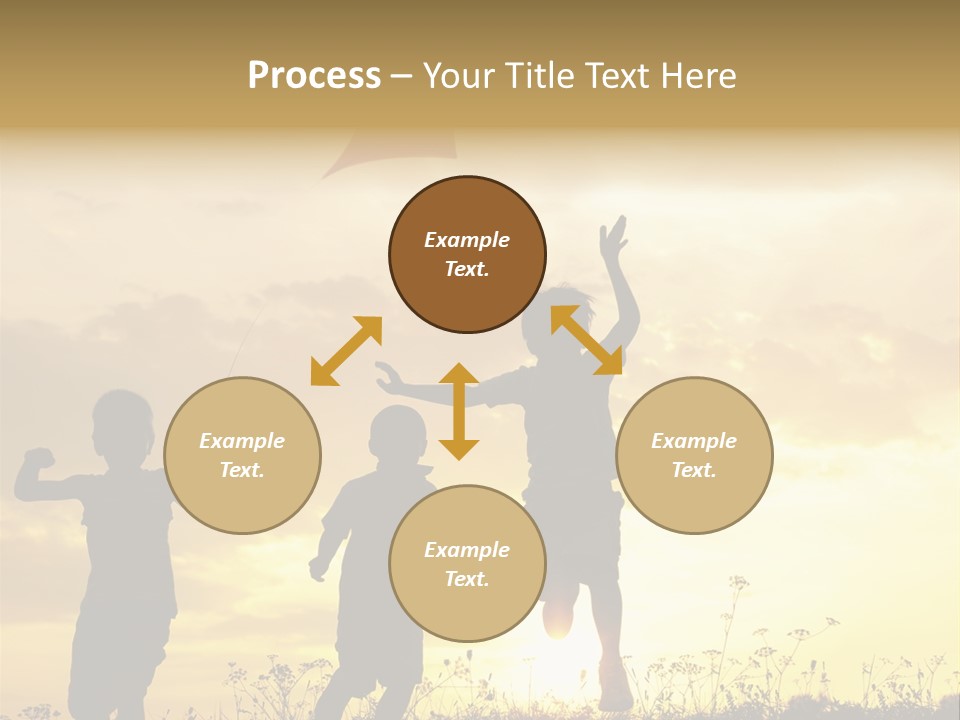 Glee Little Sky PowerPoint Template