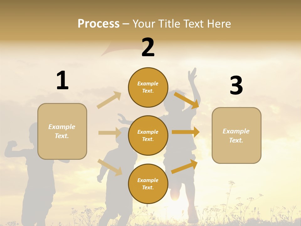 Glee Little Sky PowerPoint Template