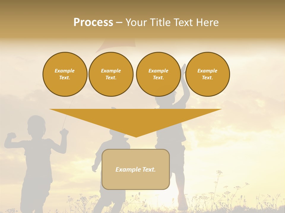 Glee Little Sky PowerPoint Template