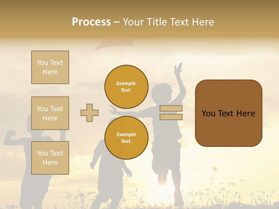 Glee Little Sky PowerPoint Template