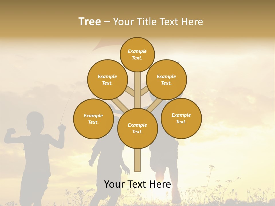 Glee Little Sky PowerPoint Template