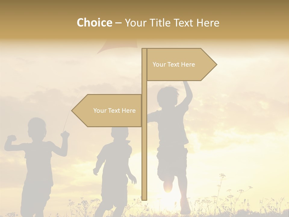 Glee Little Sky PowerPoint Template