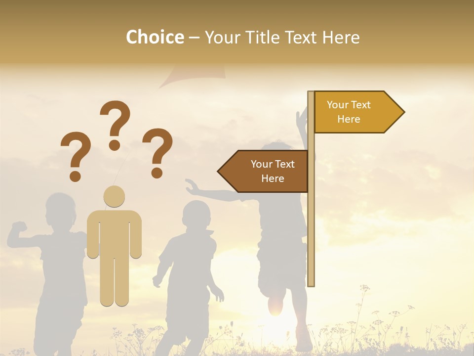 Glee Little Sky PowerPoint Template