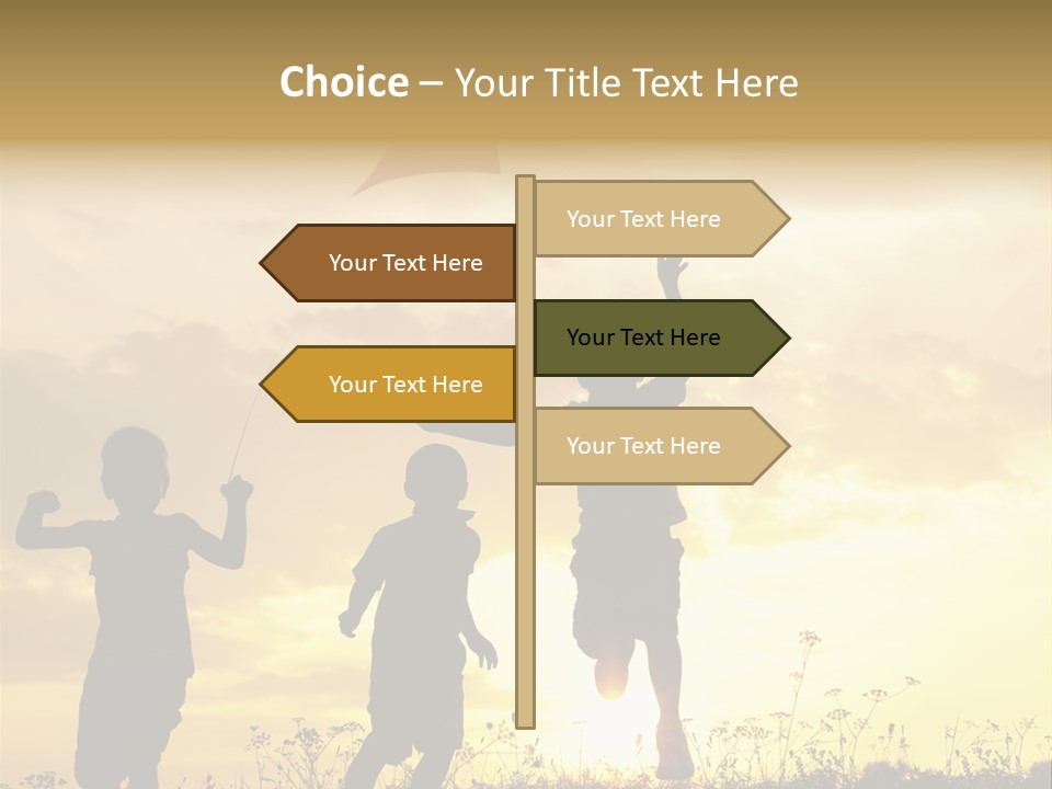 Glee Little Sky PowerPoint Template