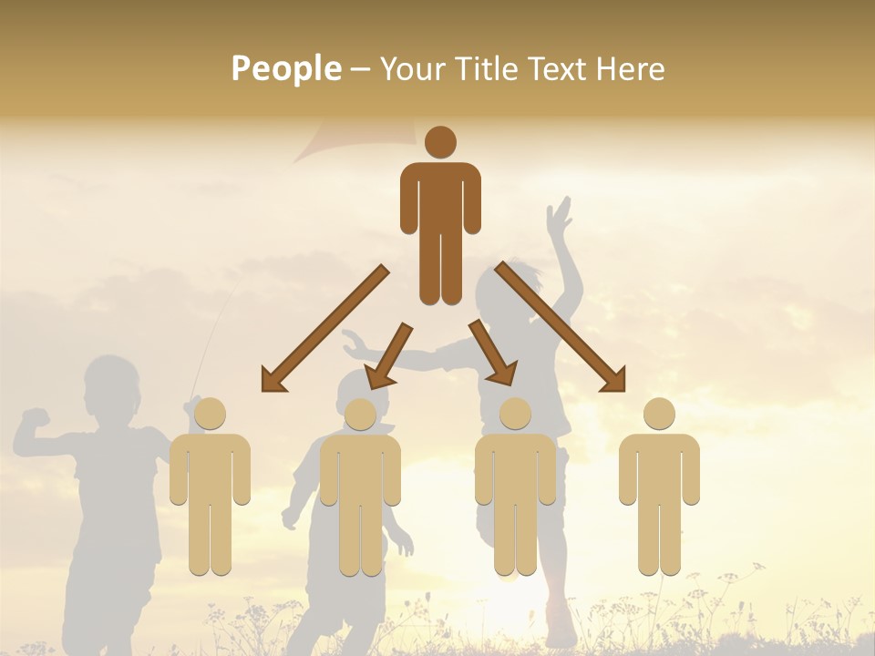 Glee Little Sky PowerPoint Template