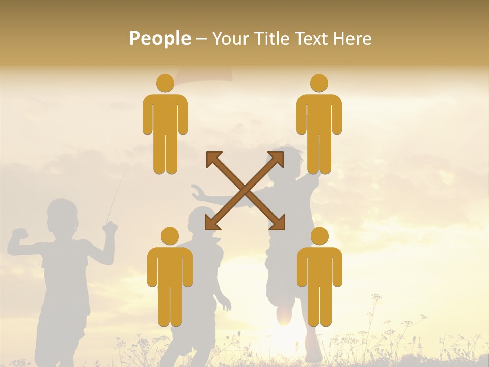 Glee Little Sky PowerPoint Template