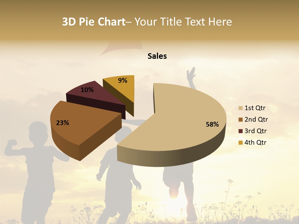Glee Little Sky PowerPoint Template