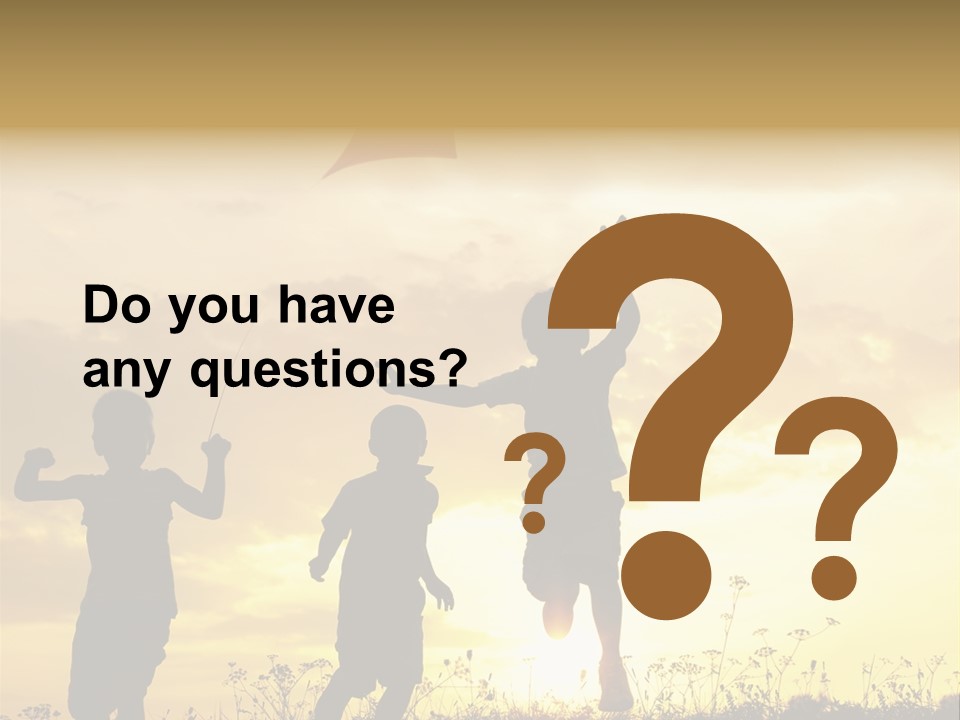 Glee Little Sky PowerPoint Template