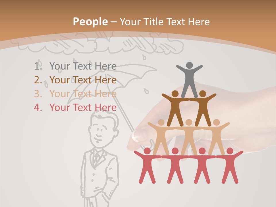 People Protect Human PowerPoint Template