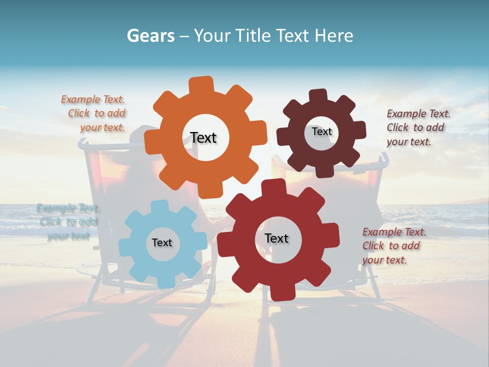 Enjoying Together Looking PowerPoint Template