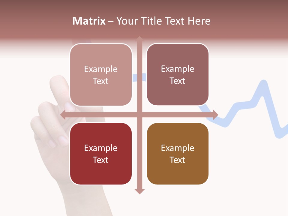 Column Space Chart PowerPoint Template