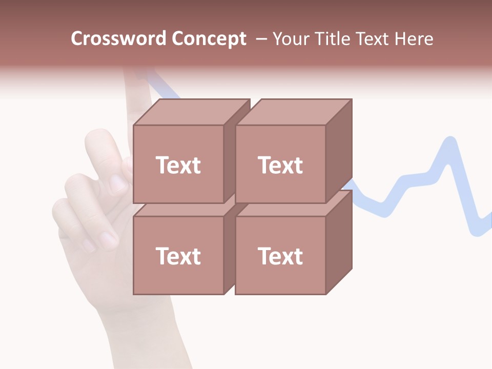 Column Space Chart PowerPoint Template
