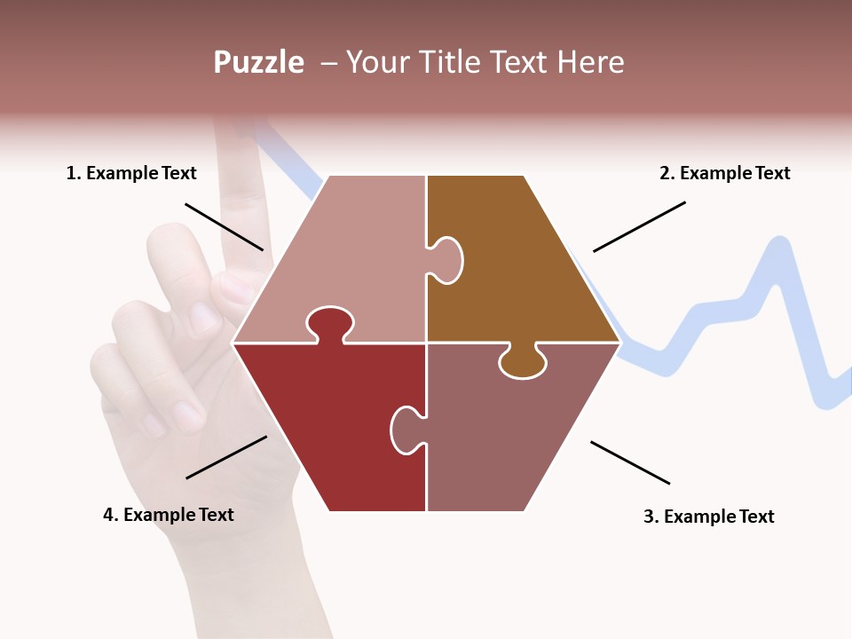 Column Space Chart PowerPoint Template