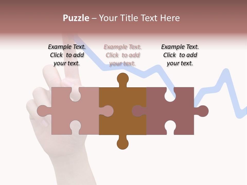 Column Space Chart PowerPoint Template