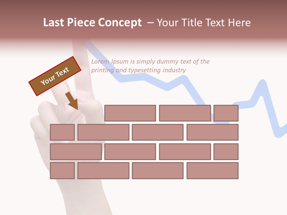 Column Space Chart PowerPoint Template