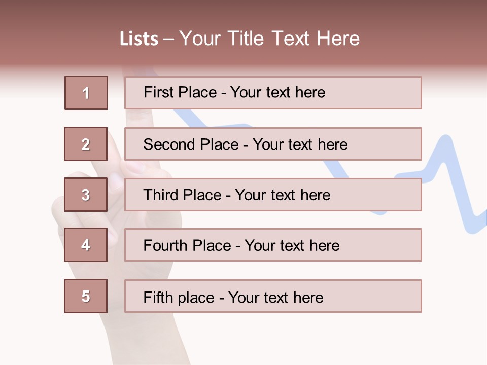 Column Space Chart PowerPoint Template