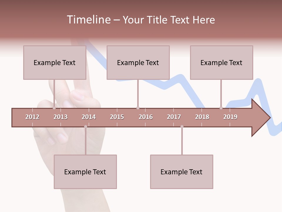 Column Space Chart PowerPoint Template