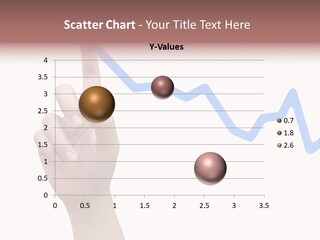 Column Space Chart PowerPoint Template