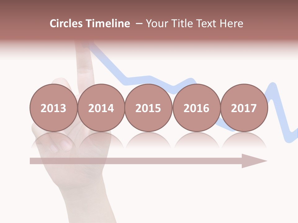 Column Space Chart PowerPoint Template