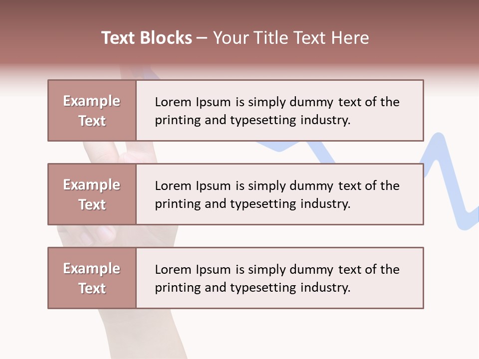 Column Space Chart PowerPoint Template