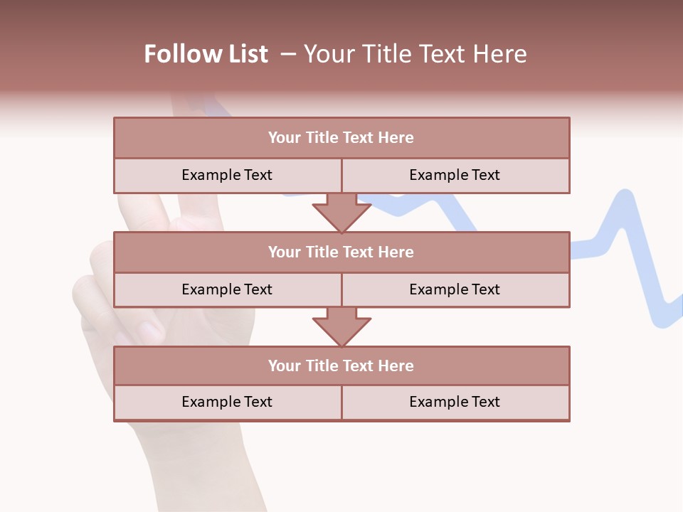 Column Space Chart PowerPoint Template