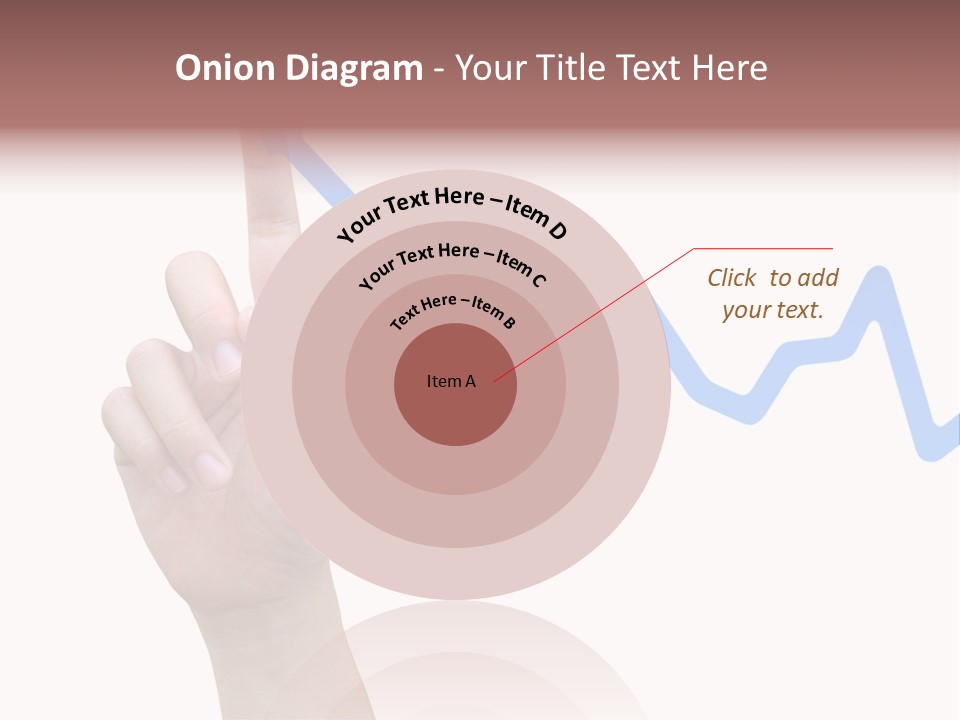 Column Space Chart PowerPoint Template