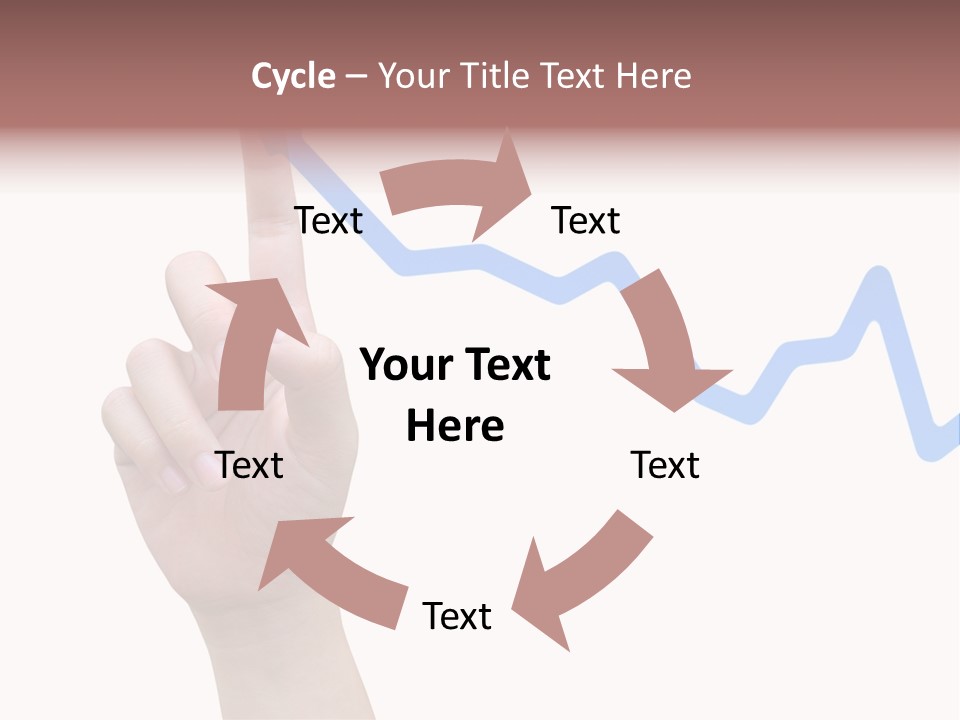 Column Space Chart PowerPoint Template
