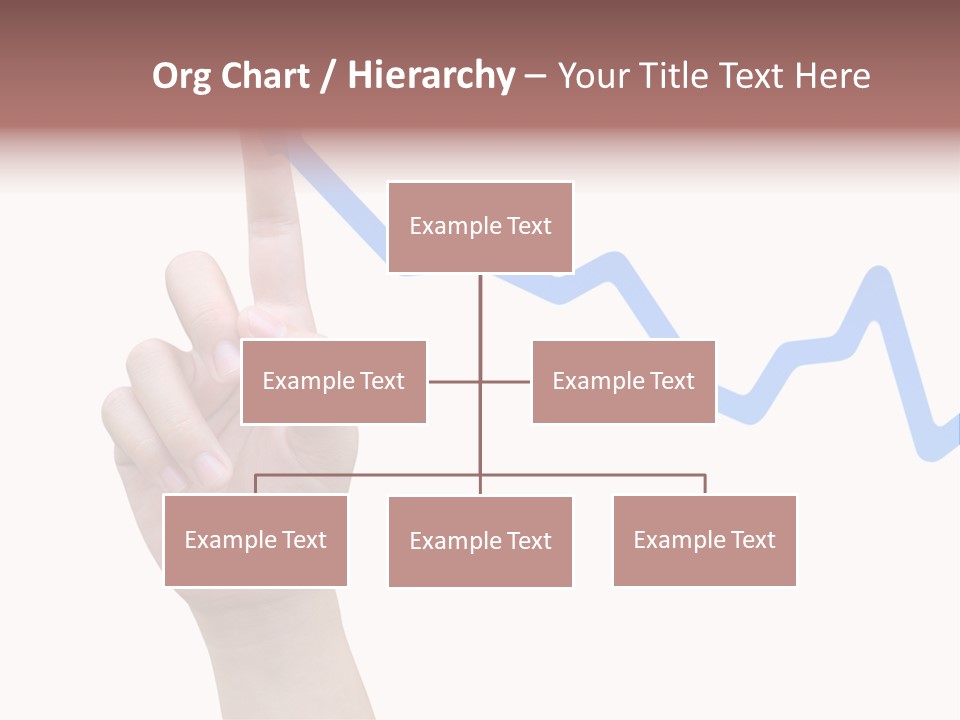 Column Space Chart PowerPoint Template