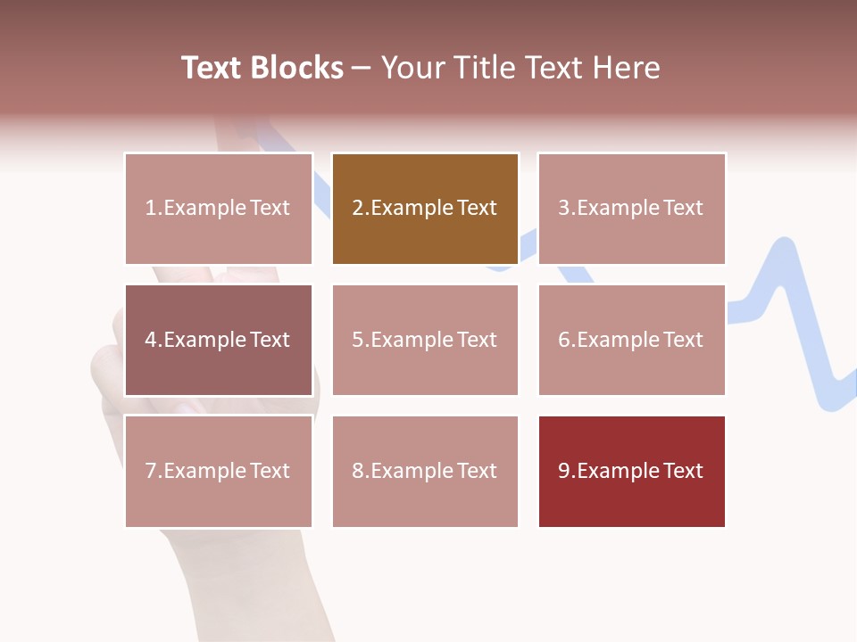 Column Space Chart PowerPoint Template