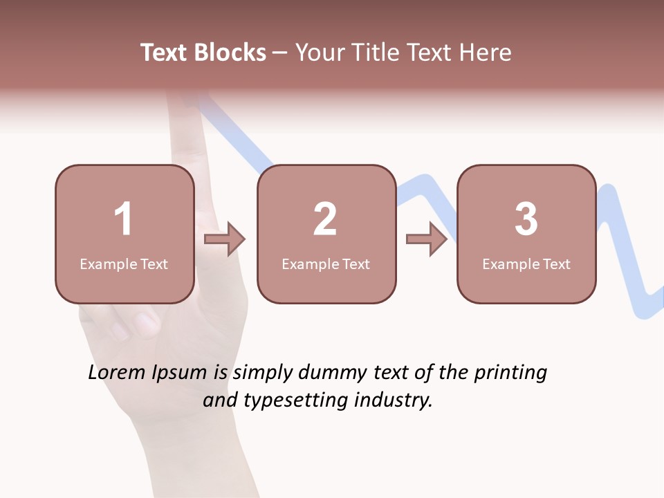 Column Space Chart PowerPoint Template