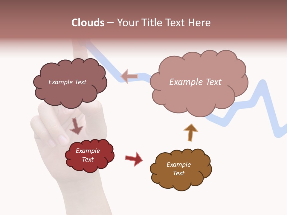 Column Space Chart PowerPoint Template