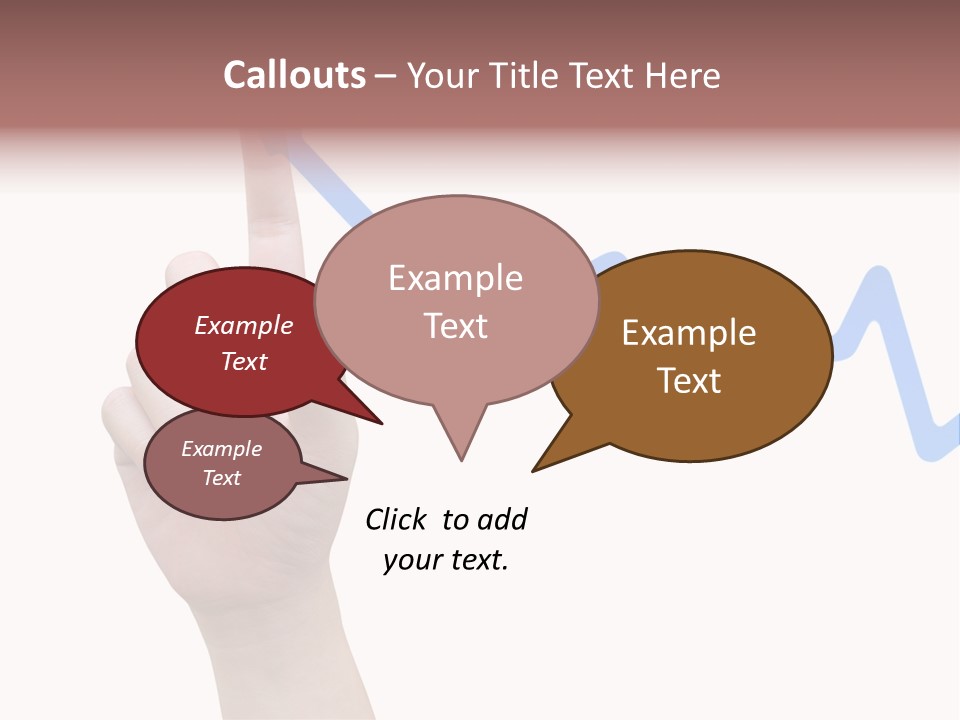 Column Space Chart PowerPoint Template