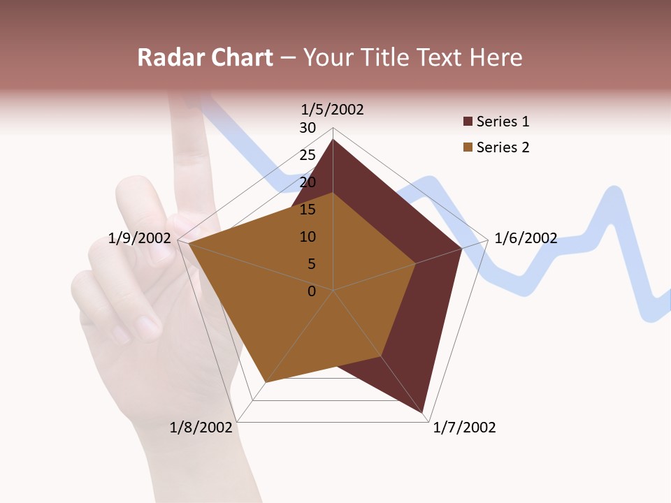 Column Space Chart PowerPoint Template
